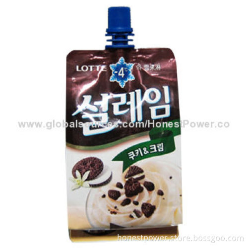 Spout Pouches, Customized Rotogravure Printings, Designs and Sizes are Accepted